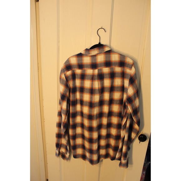 OBEY PROPAGANDA Plaid Flannel Shirt Long Sleeve Button Up Men Size L - Picture 3 of 3